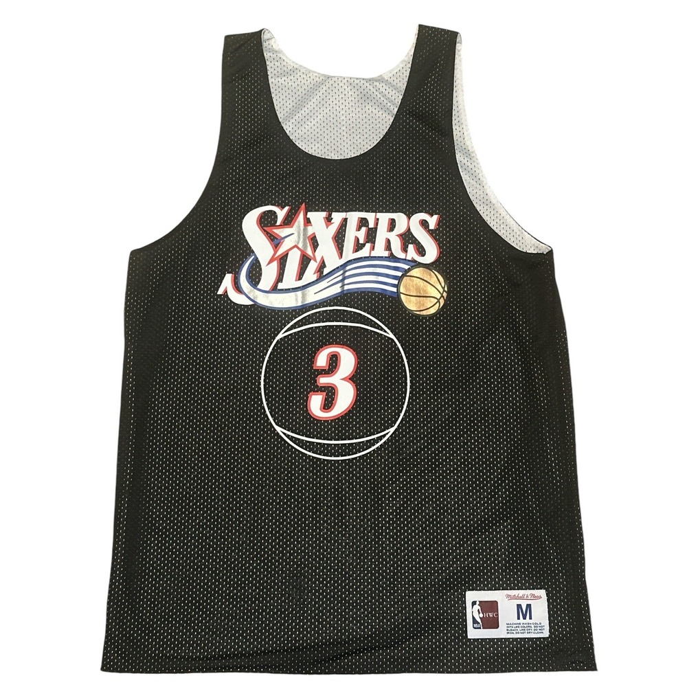 NBA Philadelphia Sixers Allen Iverson #3 "The Answer" Reversible Jersey Mit/Ness